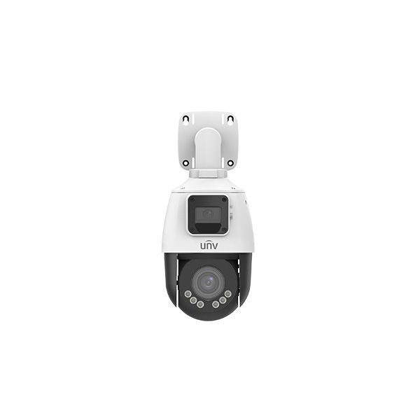 UNV FullHD 1080p 2MP LightHunter Dual-Lens Mini PTZ IP Security Camera with a 2.8mm Fixed Lens On Top